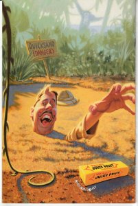 Captain Marvel(vol. 4) # 1(Variant)  Cap Goes Insane !