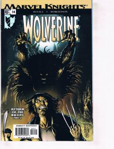 5 Wolverine Marvel Comic Books # 11 12 13 14 15 X-Men Sabretooth Cyclops TW38