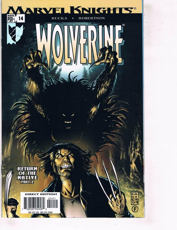 5 Wolverine Marvel Comic Books # 11 12 13 14 15 X-Men Sabretooth Cyclops TW38