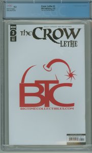 Crow: Lethe #3 Big Time Collectibles Edition! CGC 9.2!