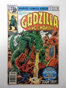 Godzilla #21 VG Condition moisture stain