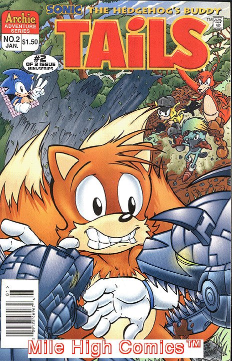 TAILS (BASED ON THE SONIC THE HEDGEHOG GAME) (1995 Series #2 NEWSSTAND Very Good