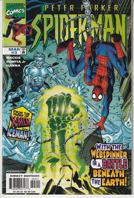 Peter Parker Spiderman(vol. 2) # 3  Spidey and Iceman !