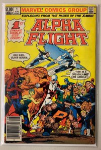 Alpha Flight #1 Newsstand Marvel 6.0 FN (1983)