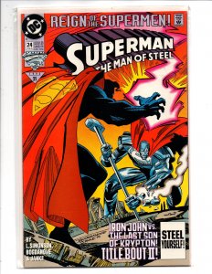 DC Comics Superman Man of Steel #24 Superman vs. Steel Round 2
