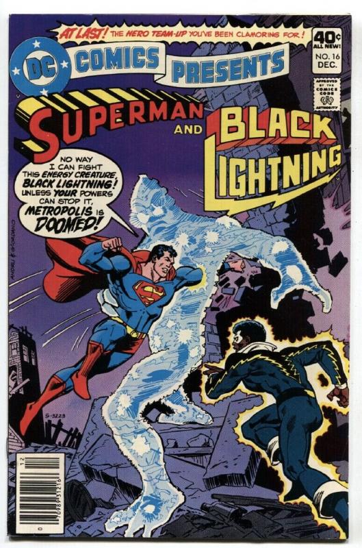 DC Comics Presents #16-comic book Black Lightning and Superman DC