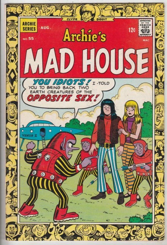 Archie's Mad House #55 (Aug-67) VF/NM High-Grade Sabrina The Teenage With