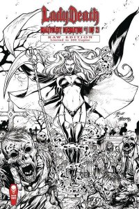 LADY DEATH MALEVOLENT DECIMATION RAW EDITION (MR) COFFIN COMICS 2022 EB191