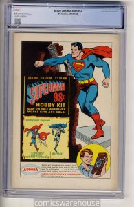 BRAVE AND THE BOLD #57 (DC 12/64) CGC 6.5 1ST METAMORPHO OW PAGES