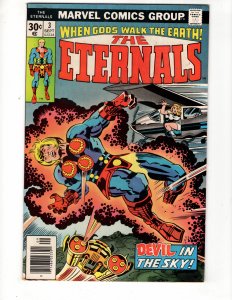 The Eternals #3 (1976) 1st Appearance os SERSI Jack KING Kirby !!! / ID#254