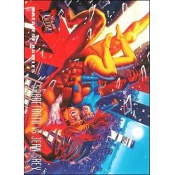 1995 Fleer Ultra X-Men SABRETOOTH VS JEAN GREY #138