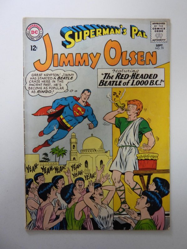 Superman's Pal, Jimmy Olsen #79 (1964) GD/VG condition 1 tear back cover