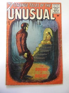 Strange Tales Of The Unusual #6 (1956) GD/VG Condition tape on inner f&b covers