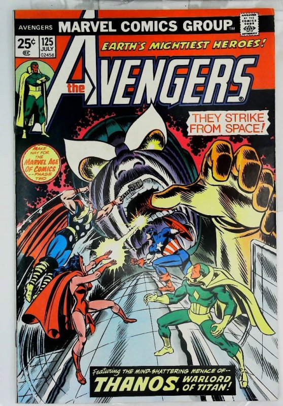 Avengers (1963 series)  #125, Fine+ (Actual scan)