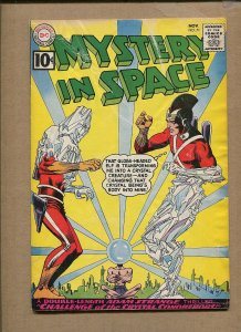1961 DC Comics Mystery in Space #71-Last $.10 Issue-Grade: 2.5 WH