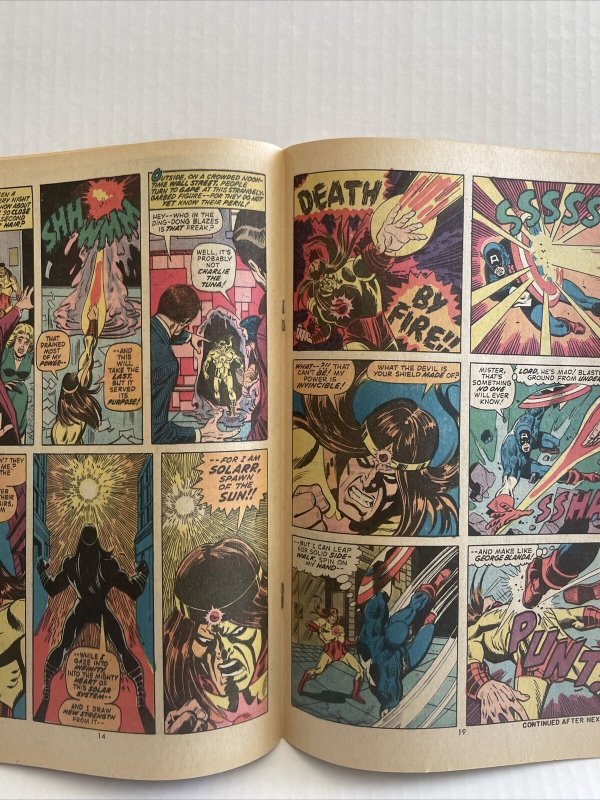 Captain America #160 centerfold detached