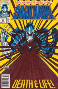 Darkhawk #25 (Newsstand) FN ; Marvel | Red Foil Cover