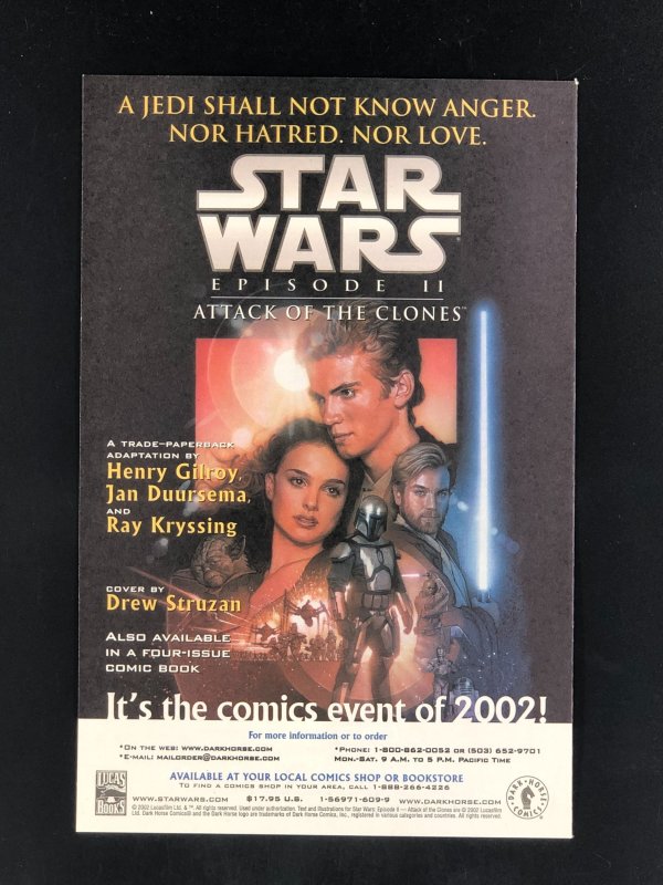 Star Wars Tales: A Jedi's Weapon - Free Comic Book Day 2002 (2002)