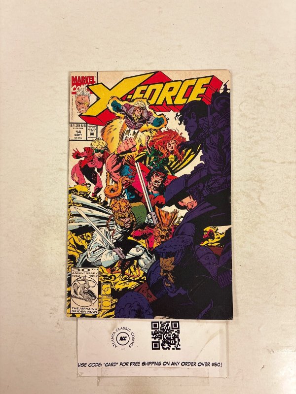 X-Force #14 FN Marvel Comic Books Cable Domino Boom-Boom Cannonball 9 HH107