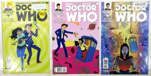 Doctor Who Tenth Doctor Year Two Lot 3 #1 C, 1 D, 3 2015 Titan 1:10 Var Comics