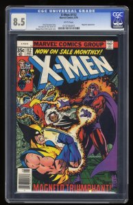 X-Men #112 CGC VF+ 8.5 White Pages Chris Claremont Story Wolverine Magneto!