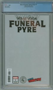 Web of Venom: Funeral Pyre #1 Scorpion Comics Convention Variant! CGC 9.8!