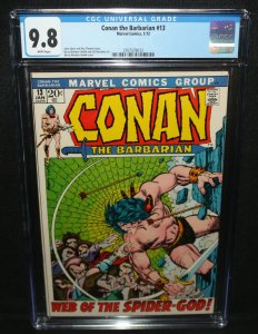 Conan the Barbarian #13 - Barry Windsor-Smith Cover - CGC Grade 9.8 - 1972