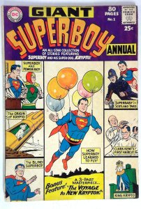 Superboy Annual #1 Krypto Power-Boy DC (1964) VG