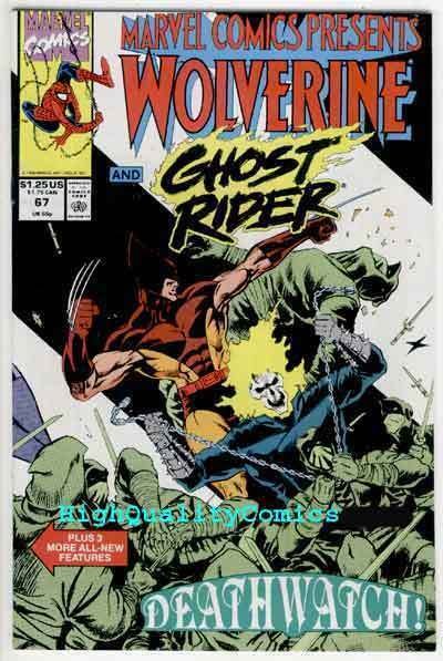 MARVEL COMICS PRESENTS #67, NM+, Wolverine, Ghost Rider, more MCP in store 