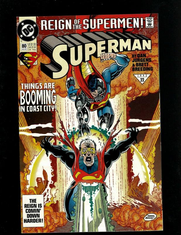 Lot of 12 Superman DC Comic Books #65 66 76 77 78 78 79 80 81 82 82 83 J395