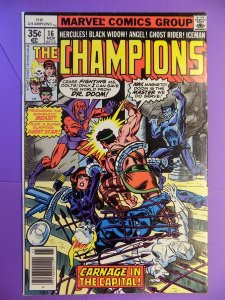 CHAMPIONS # 16 MARVEL BLACK WIDOW GHOST RIDER HOT