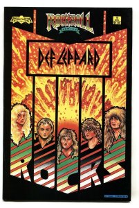 Rock N Roll Comics #5 1989- Def Leppard-1st Print-COMIC BOOK