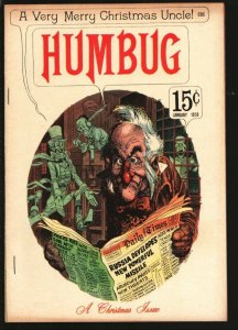 Humbug #6 1958-Christmas issue-Jack Davis cover art-Bill Elder, Arnold Roth, ...