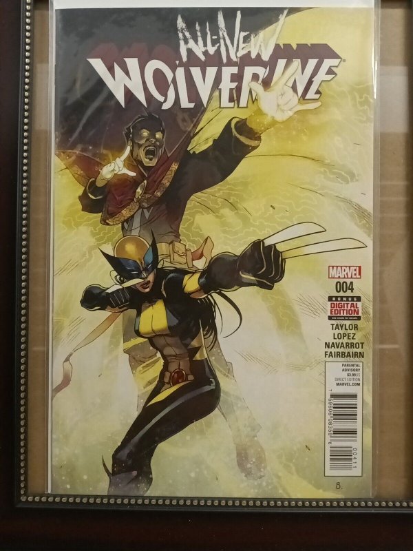Marvel All New Wolverine Comic Book #4 2016 X-23 Doctor Strange Gabby NM.  Nw83