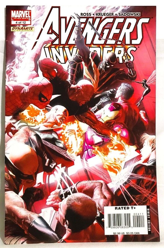 AVENGERS INVADERS #1 - 12 Alex Ross Jim Krueger Steve Sawdowski Marvel Comics