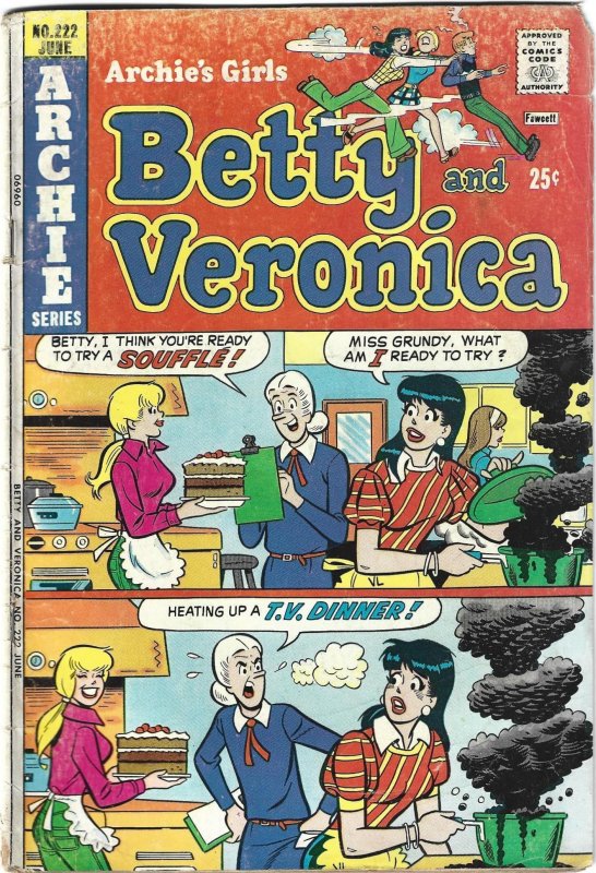 Archie's Girls Betty and Veronica #222 (1974)