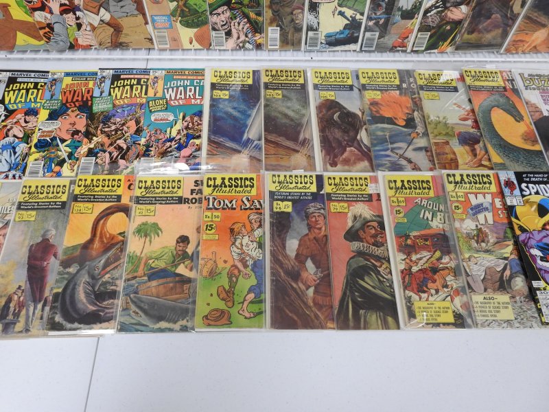 Huge Lot 130+ Comics W/ Vampirella, Classics Illustrated, +More! Avg VG/FN Cond!
