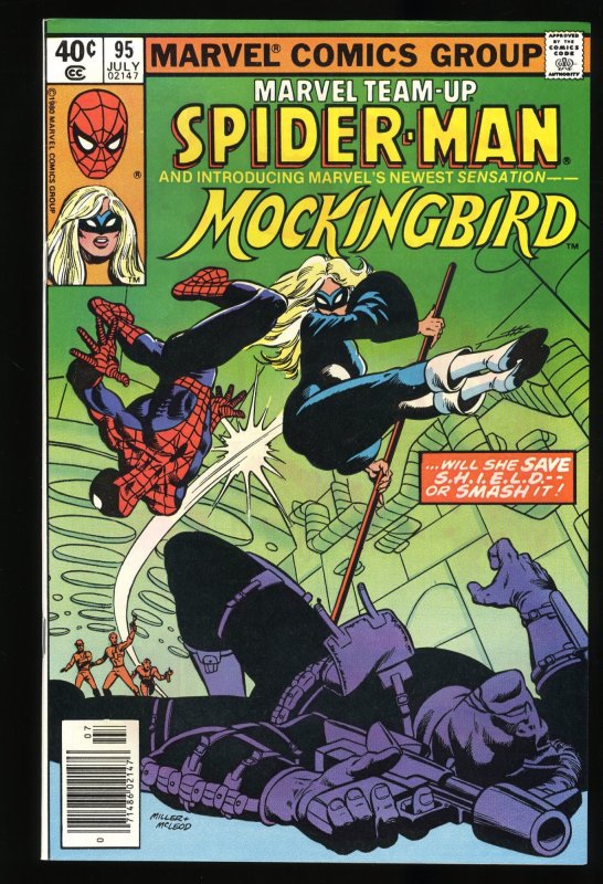 Marvel Team-up #95 NM- 9.2 Variant 1st Appearance Mockingbird! Spider-Man!