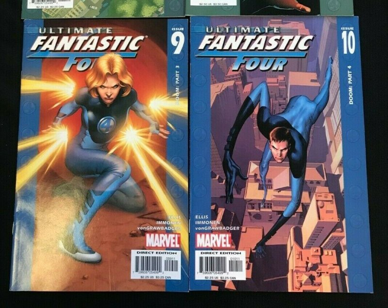FANTASTIC FOUR #9-11, 20 4PC LOT (VF) DOOM!! 2005