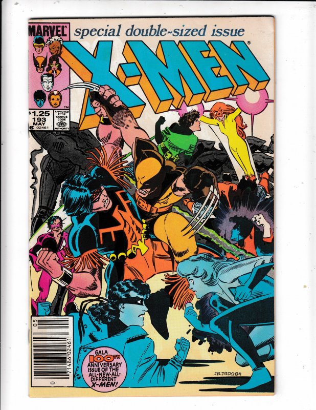 THE UNCANNY X-MEN#193 VF/FN   NO RESERVE Save on shipping