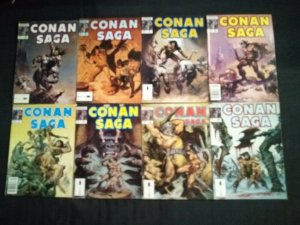 CONAN MAGAZINE LOT OF 50 VF-NM SAVAGE TALES,CONAN SAGA,AND MORE...