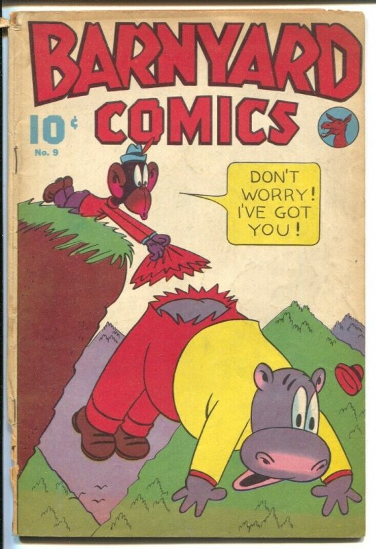 Barnyard Comics #9 1946-Nedor-Lynnn Karp-Don Arr-Jack Bradbury-wacky Funny An...