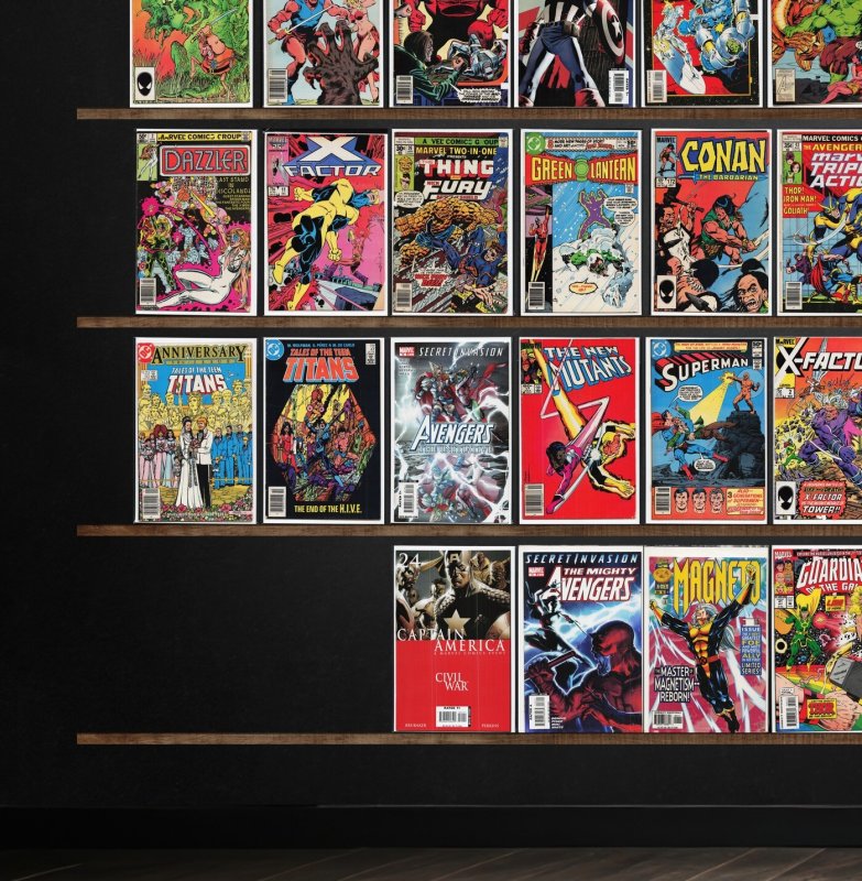 Huge Lot 150+ Comics with Captain America, Iron Man, X-Factor, Ion & More!