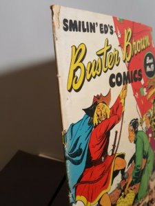 Smilin' Ed's Buster Brown Comics Book #19 Golden Age Comic Low Grade