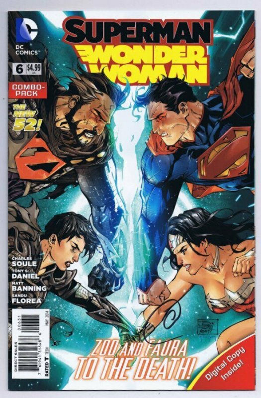 Amy Adams Signed 2014 Superman Wonder Woman #6 Comic Book DC 