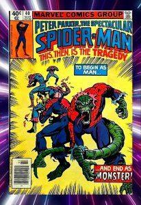 Spectacular Spider-Man #40 Newsstand Variant FN/Peter Lizard Serum! MCU Nexus