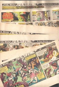 Star Wars Sunday Newspaper Comic Strips 1979-19 comic strips-Art by Russ Mann...