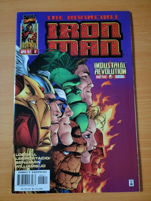 Iron Man Vol 2 #6 ~ NEAR MINT NM ~ 1997 Marvel Comics