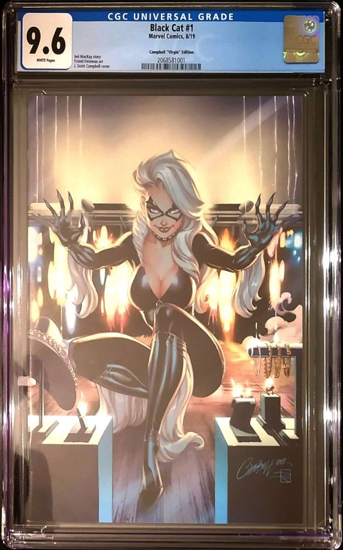 Black Cat #1K: Rare Virgin Variant Cover