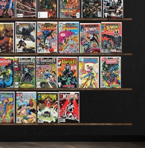 Huge Lot 150+ Comics with Fantastic Four, Wolverine, The Punisher & More!